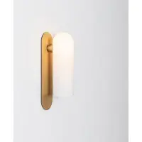 Schwung Odyssey Large Sconce Applique Lacquered Burnished Brass