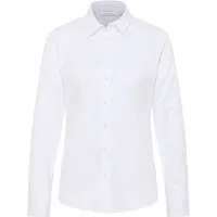 Eterna Femmes ETERNA Cover Shirt Regular Fit Blouse blanc, Unicolore