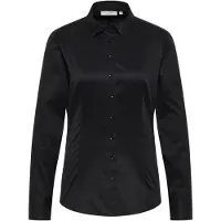 Eterna Femmes ETERNA Cover Shirt Blouse noir, Unicolore