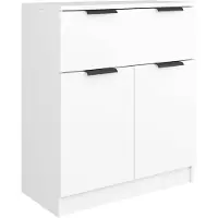 vidaXL Sideboard Blanc 60x30x70 cm Bois composite