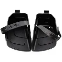 Polisport Footrests + Straps Black Groovy Ff / Cfs