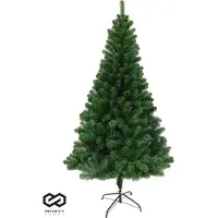 Nordlandia Artificial Christmas Tree - 180 cm - Arbre de Noël réaliste en plastique - Support en métal - Sans lumières - Vert