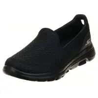SKECHERS Homme Go Walk 5 Baskets, Black Textile Trim, 36.5 EU