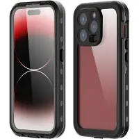 Redpepper Coque imperméable Dot Plus Apple iPhone 15 Pro - Noir