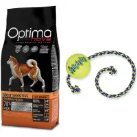 Optimanova 2x12kg Optimanova Adult Sensitive, saumon, pommes de terre - Croquettes pour chien