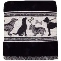 Bunzlau Castle Serviette de Cuisine Bunzlau Castle Dog Black