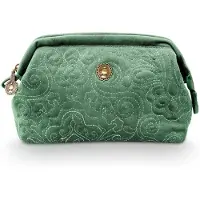 Pip studio Trousse de Toilette Pip Studio Velvet Quilted Small Green