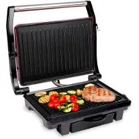 Alpina Gril de contact 220-240 V 1000 W Noir/Rouge