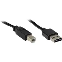 GOOD CONNECTIONS USB 2.0 A/B, 3m câble USB A USB B Noir