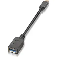 Aisens A107-0062 - USB 3.1 Cable 3.1 3 A (15 cm, für Mobiltelefon und Tablet) Farbe Schwarz