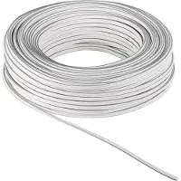 Goobay Câble pour haut-parleur - Sur bobine - blanc