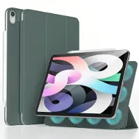 IMoshion Magnetic etui de téléphone portefeuille pour Apple iPad Air 11 pouces (2026) M4 / (2025) M3 / (2024) M2 / Air 5 (2022) / Air 4 (2020) - Vert foncé