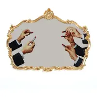 Seletti Miroir à lèvres baroque