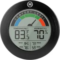 Marathon Thermo-hygromètre À Indice De Confort (ba030018-bk)