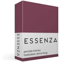 Essenza Drap-Housse Essenza Premium Marsala (Percale)-80 x 200 cm