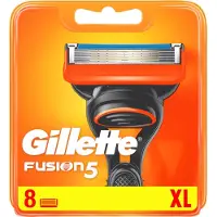 Gillette Fusion Mens Replacement Razor 5-Blade Cartridges - 8 packs de lames