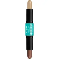 Nyx Wonder Stick Dual Face Lift stick contour double embout teinte 02 Universal Light 2x4 g