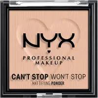 Nyx Can't Stop Won't Stop Mattifying Powder poudre matifiante teinte 04 Meduim 6 g