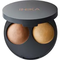 Inika Organic Contour Duo poudre contouring teinte Almond 5 g