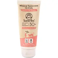 Suntribe Kids Mineral Sunscreen crème protectrice minérale visage et corps pour enfant 100 ml