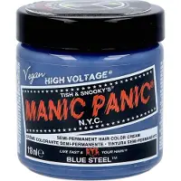 Manic Panic High Voltage Classic Cream Formula Hair Dye Blue Steel (Acier bleu)