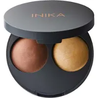 Inika Organic Contour Duo poudre contouring teinte Teak 5 g