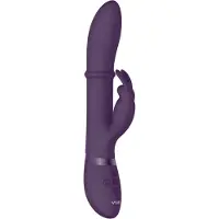 VIVE Halo Vibromasseur Rabbit Va Et Vient 24 cm Pourpre