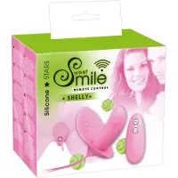 Sweet Smile SMILE Shelly - œuf vibrant télécommandé - silicone rose