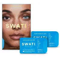 Swati 1 måneds Kontaktlinser Aquamarine
