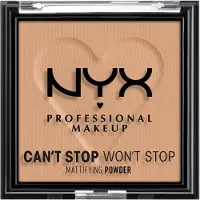 Nyx Can't Stop Won't Stop Mattifying Powder poudre matifiante teinte 06 Tan 6 g