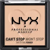 Nyx Poudre compacte matifiante Can't Stop Won't Stop - Clair Moyen