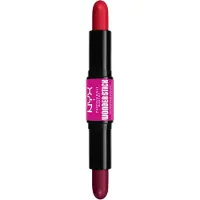 Nyx Wonder Stick Cream Blush stick contour double embout teinte 05 Bright Amber and Fuchsia 2x4 g