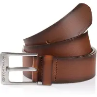 Tom Tailor Ceinture 'CALVIN' marron
