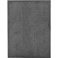 vidaXL Paillasson lavable Anthracite 90x120 cm