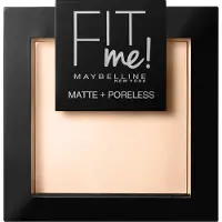 Maybelline Fit Me ! Matte and Poreless, poudre matifiante, No. 104, Soft Ivory, 9 g