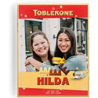 Toblerone Calendrier de l'Avent personnalisé -