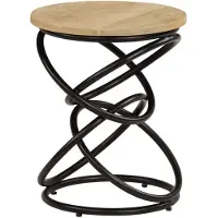 vidaXL Table d'appoint Bois de manguier solide 40x50 cm