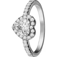 Lucardi Bague argent / transparent