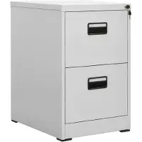 vidaXL Classeur Gris clair 46x62x72,5 cm Acier