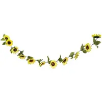 Chaks GUIRLANDE ARTIFICIELLE TOURNESOLS 220CM JAUNE