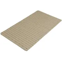 Urban Living Tapis fond de baignoire antidérapant PVC beige sable mosaic