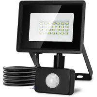 Aigostar Projecteur LED extérieur de 20W avec détecteur de mouvement, 1650 lumens, 6500K (blanc froid) – Blanc froid 6500K