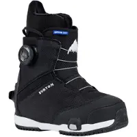 Burton - Boots de snowboard - Grom Step On Black - Taille Enfant 30,5 - Noir