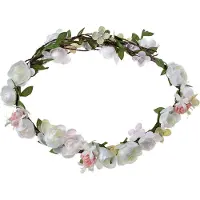 Juleeze JZHB0142 Bandeau pour cheveux pour femmes White Green