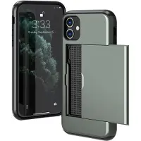 IMoshion Coque arrière avec porte-cartes Apple iPhone 11 - Vert foncé