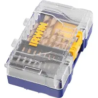Irwin Ensemble de forets pour métal - - HSS TiN DIN338 - 1,5–10 mm - 15 pièces - Revêtement TiN