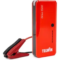 Telwin Drive 1500 12V Appareil de démarrage Aide au démarrage Lampe LED Power Bank USB-C/ A