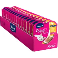 Vitakraft Poésie Création au poulet et aux légumes pâtée en sauce pour chat (15 x 85 g)