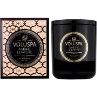 Voluspa Maison Noir Ambre Lumiere bougie parfumée 270 g