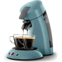 Philips Cafetière à dosettes 1bar 1450w bleu gris hd6553/21